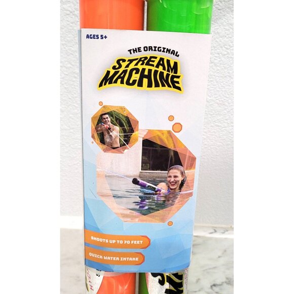 The Original Stream Machine Water Launcher Dual Pack Ages 5+ - Picture 2 of 5